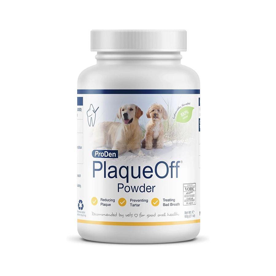 ProDen PlaqueOff Powder for Pets - Cat & Dog Breath FreshenerPlaque & Tartar Remover for Pet remover-for-pet-oral-care